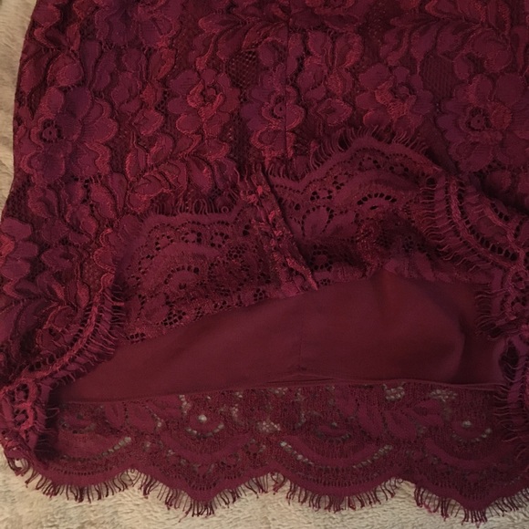 Raspberry red lace Ever New dress - Picture 7 of 9